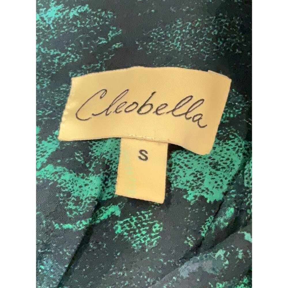 Cleobella Green and Black Lia Jumpsuit in Snake Print Pattern. Size S. - Picture 6 of 8
